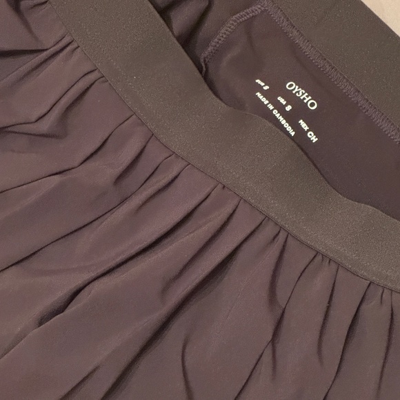 Black pleated tennis skirt skort size s women's compressive pleats sports alo - Picture 6 of 8